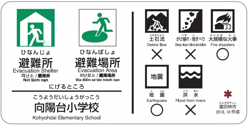 向陽台小学校【避難所・避難場所】のサムネイル画像1