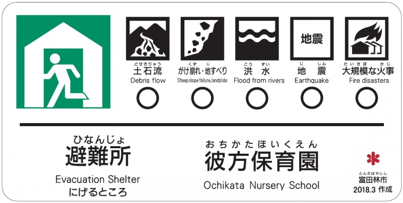 彼方保育園・JA旧彼方支店【避難所】のサムネイル画像1